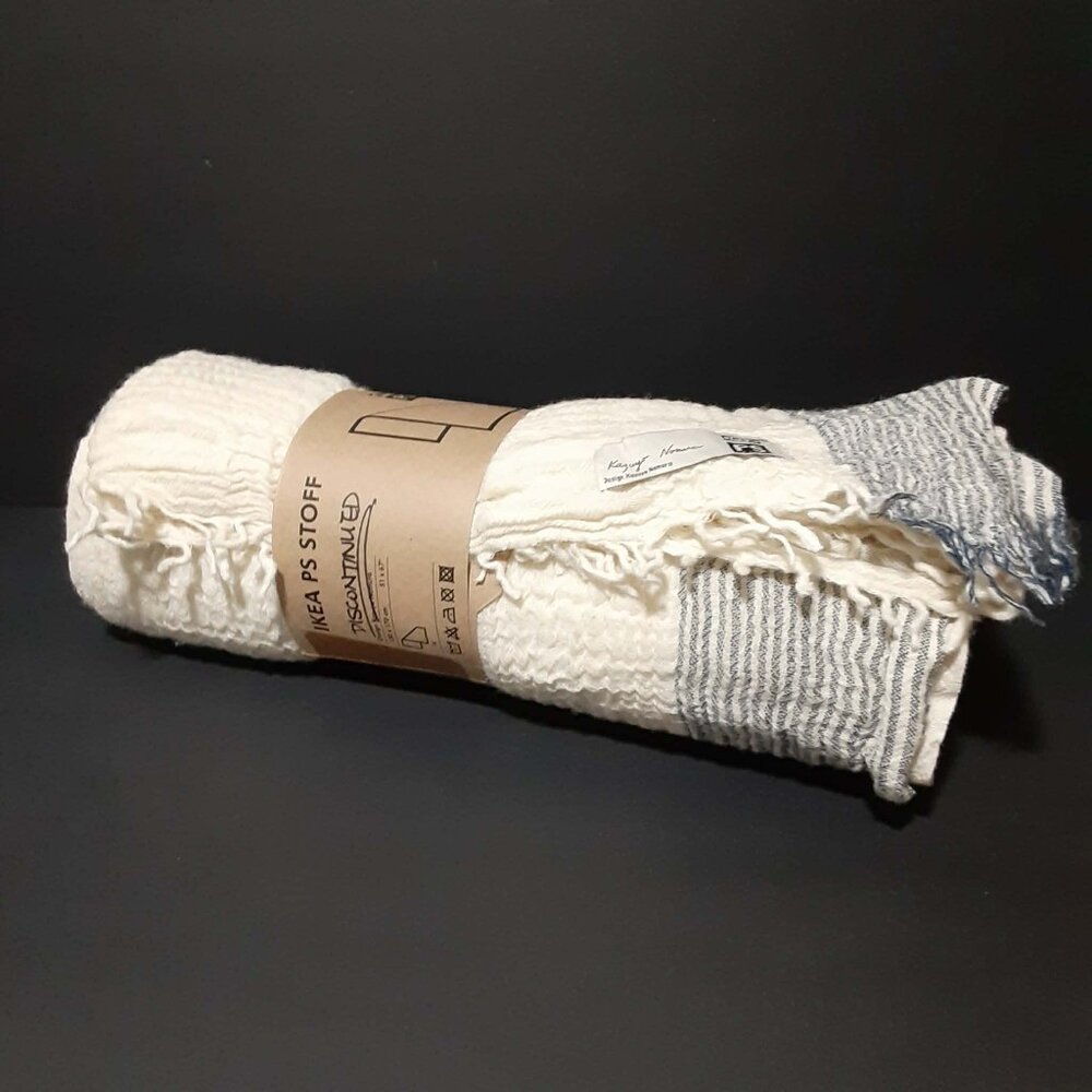 Discontinued IKEA PS Stoff Throw Blanket 51" x 67" 130x170 cm Wool / Poly NEW
